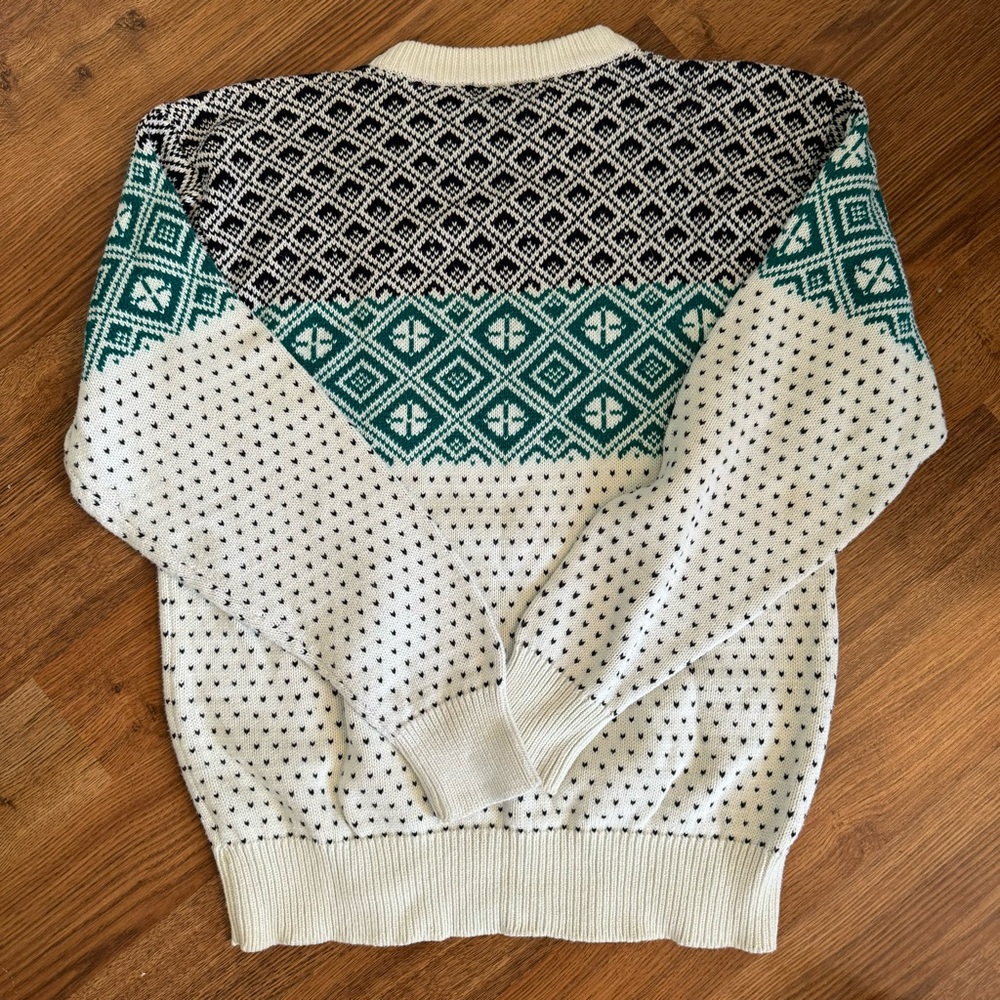 Vintage Thane Cotton Snow Sweater Mens Size L - Picture 10 of 12